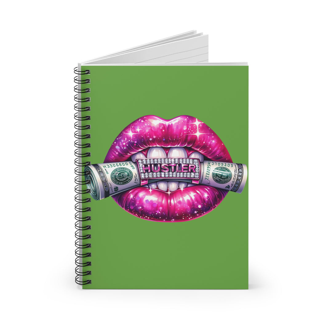 Hustle Bite Spiral Notebook - Ruled Line - Rachel Virginia Collection 