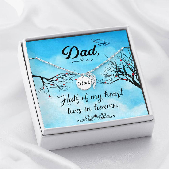 My Dad In Heaven Necklace Rachel Virginia Collection